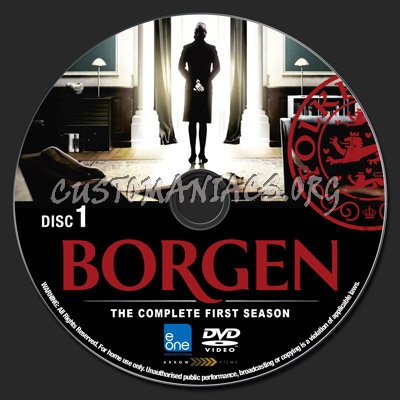 Borgen Season 1 dvd label