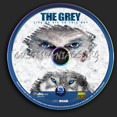 The Grey blu-ray label