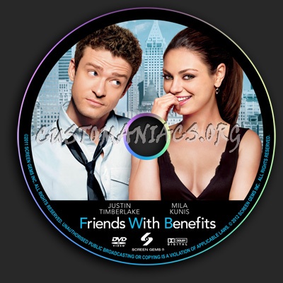 Friends With Benefits dvd label