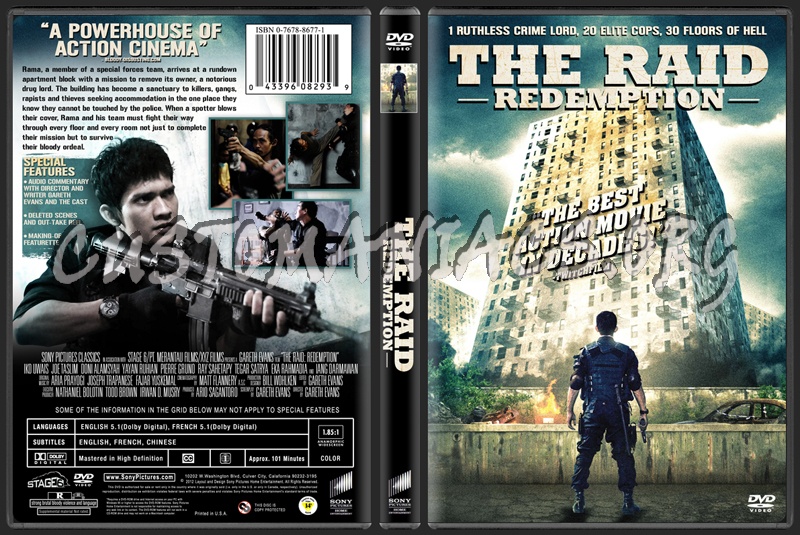 The Raid Redemption dvd cover