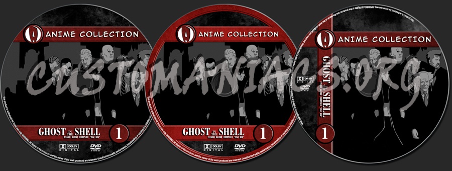 Anime Collection Ghost In The Shell Stand Alone Complex 2nd GIG dvd label