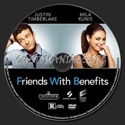 Friends With Benefits dvd label