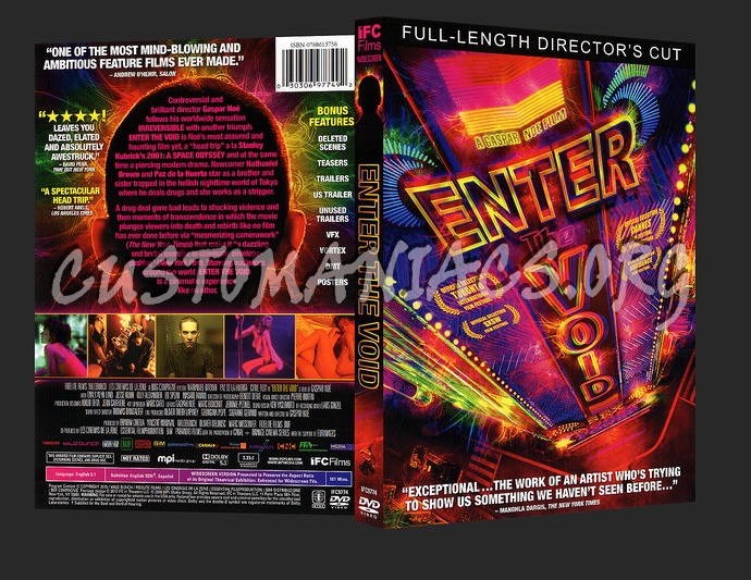 Enter the Void (2010) dvd cover