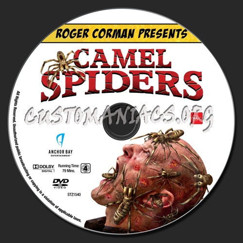 Camel Spiders dvd label