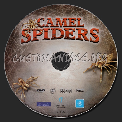 Camel Spiders dvd label
