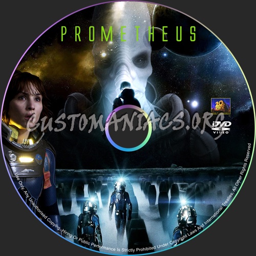 Prometheus dvd label