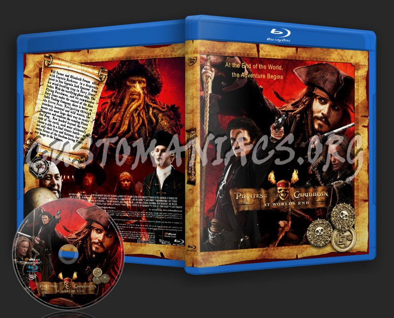 Pirates Of The Caribbean At World's End blu-ray cover