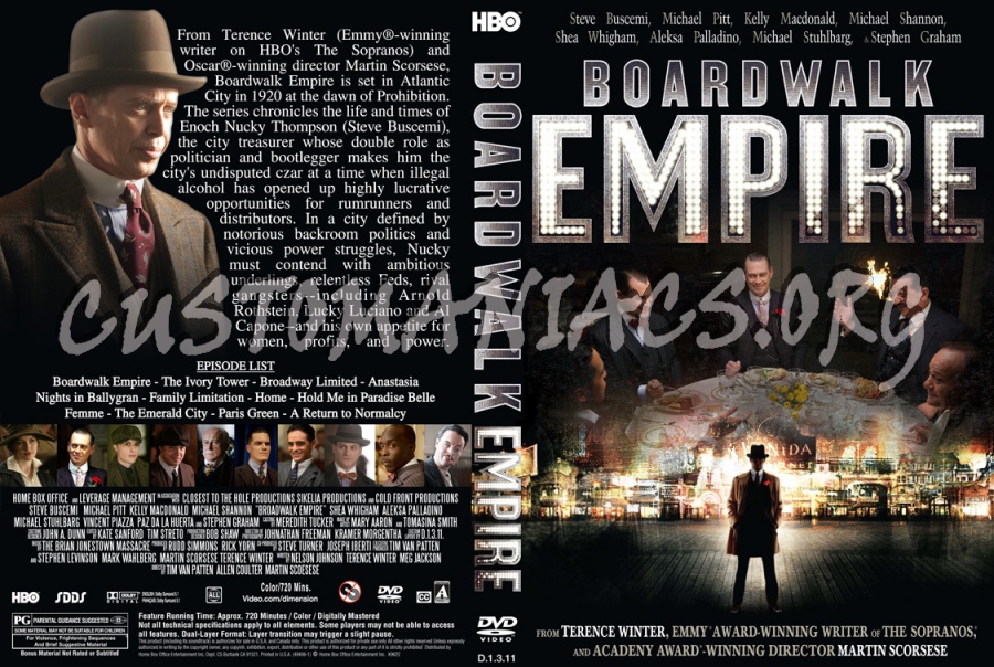 Boardwalk Empire dvd cover