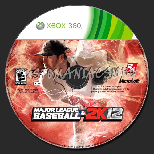 Major League Baseball / MLB 2K12 dvd label