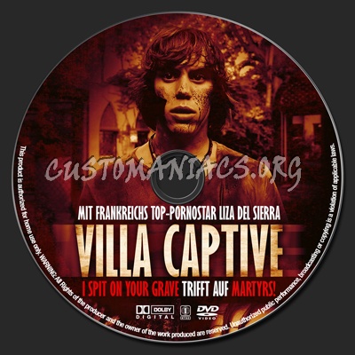 Villa Captive dvd label