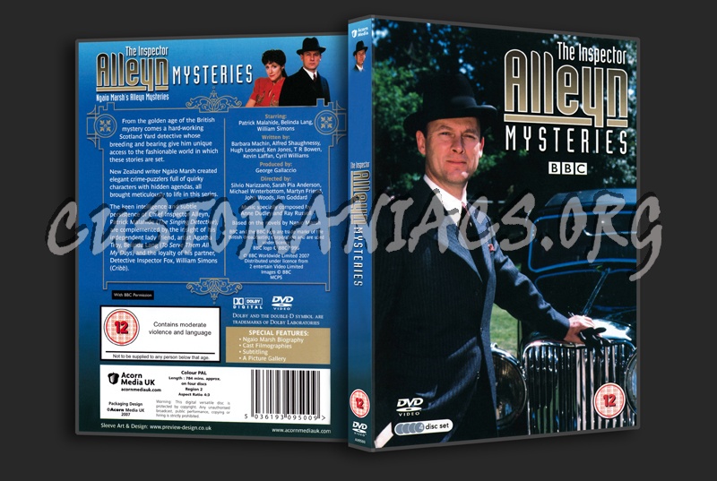The Inspector Alleyn Mysteries dvd cover