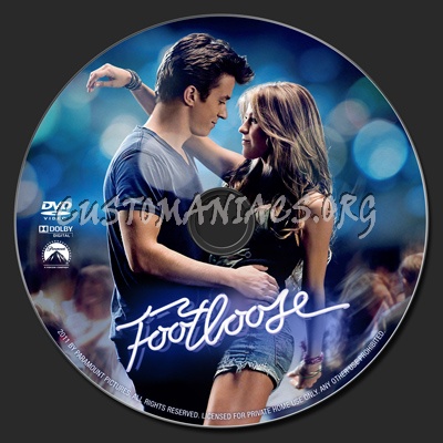 Footloose dvd label