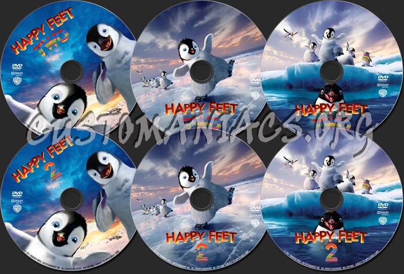 Happy Feet 2 dvd label