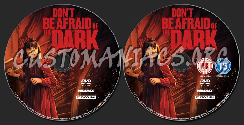 Don't Be Afraid Of The Dark dvd label