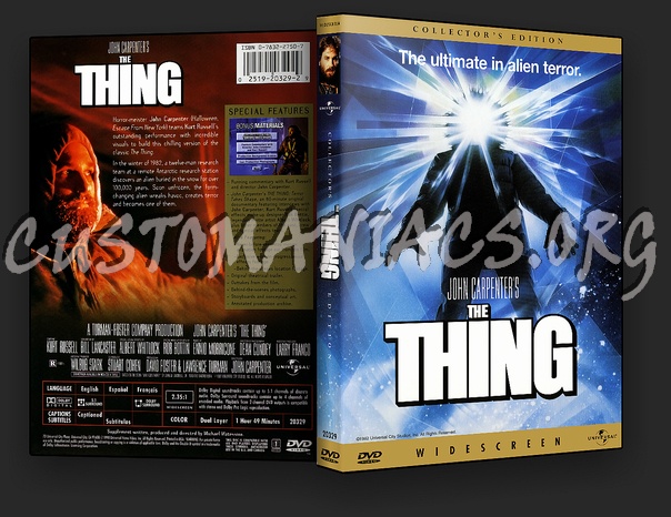The Thing dvd cover