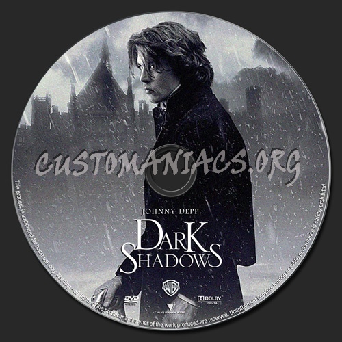 Dark Shadows dvd label