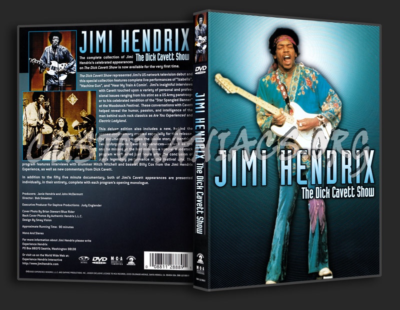 Jimi Hendrix The Dick Cavett Show dvd cover