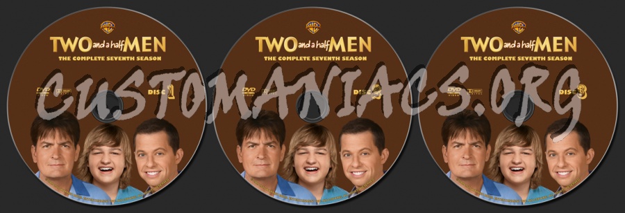 Two and a Half Men Season 7 dvd label