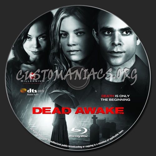 Dead Awake blu-ray label