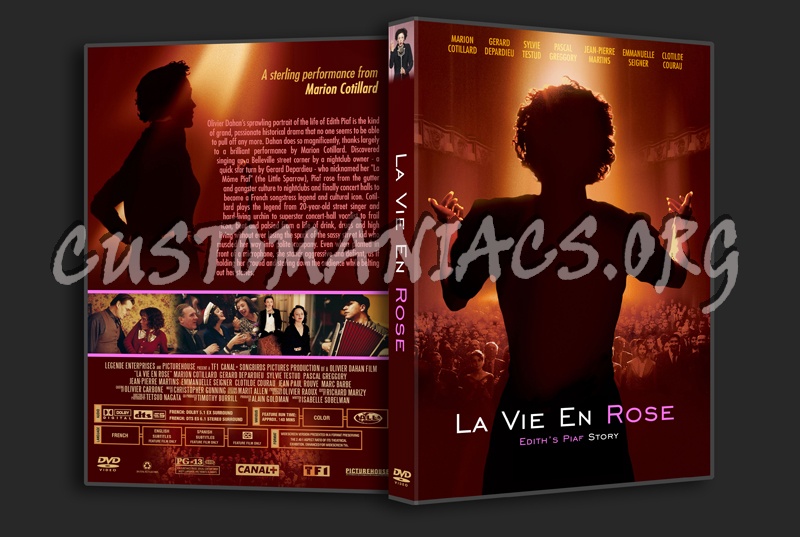 La Vie en Rose dvd cover