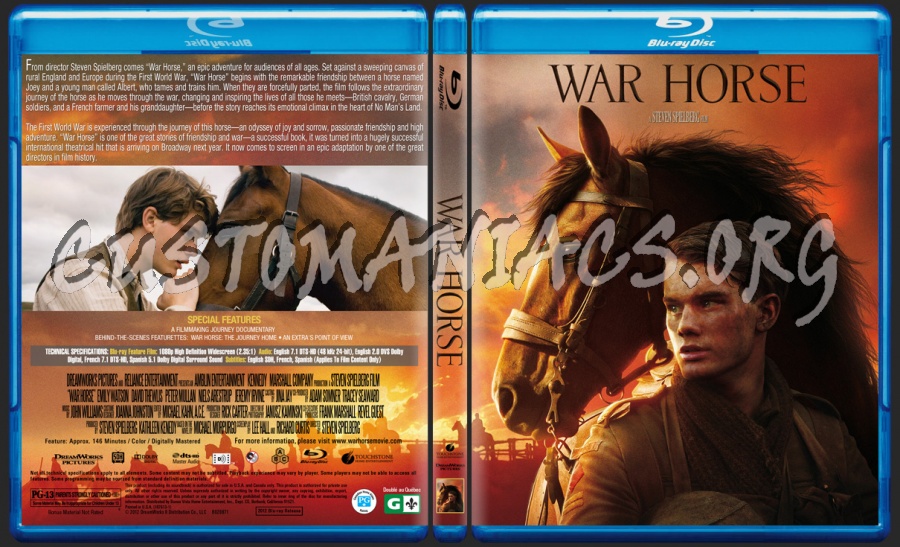 War Horse blu-ray cover