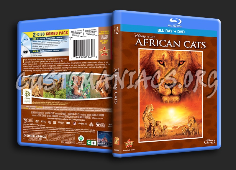 African Cats blu-ray cover