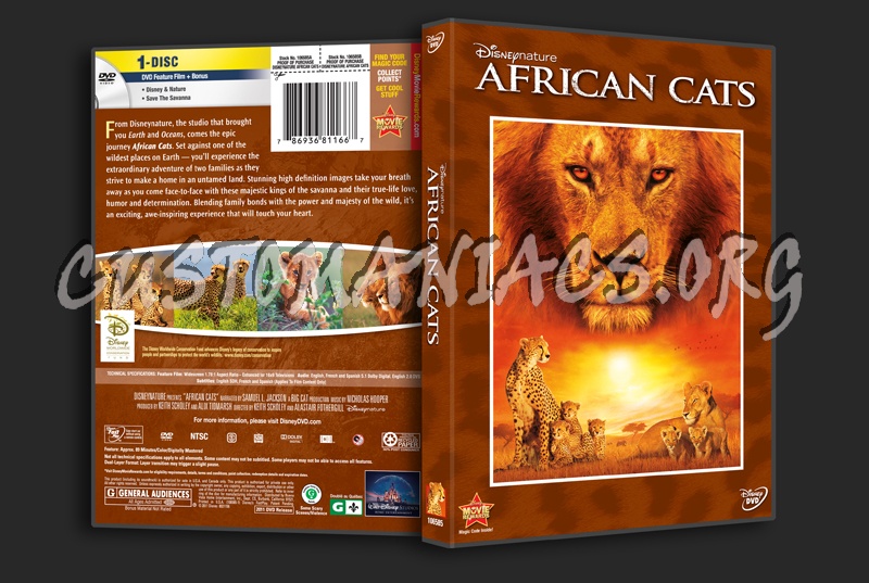 African Cats dvd cover