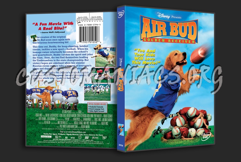 Air Bud Golden Receiver dvd cover