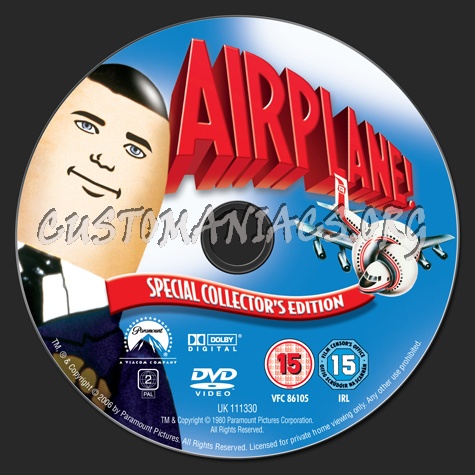 Airplane! dvd label