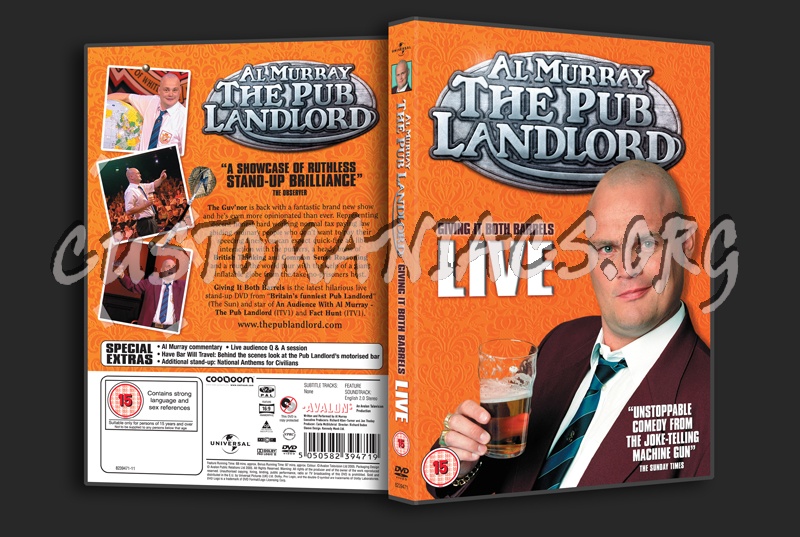 Al Murray The Pub Landlord: Giving it Both Barrels Live dvd cover