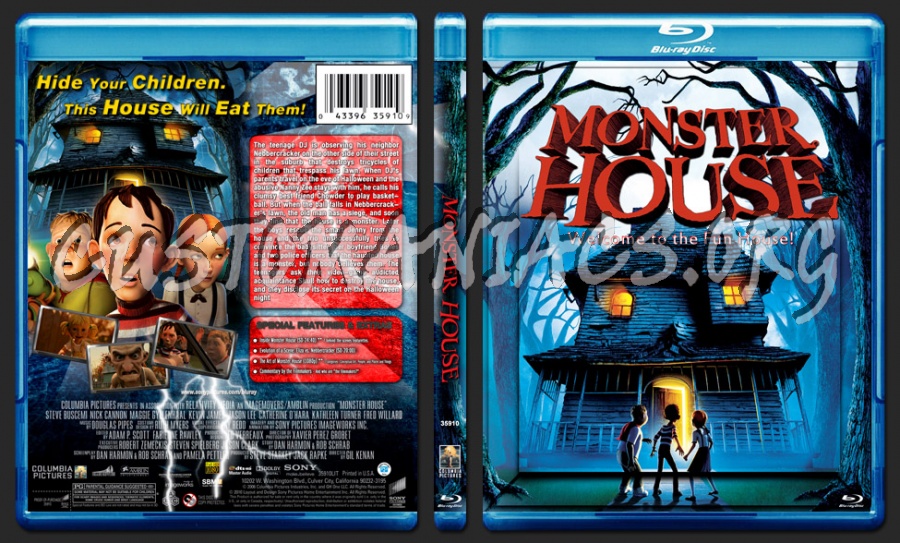 Monster House blu-ray cover