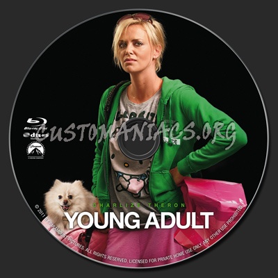 Young Adult blu-ray label