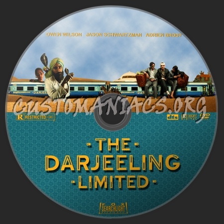 The Darjeeling Limited dvd label