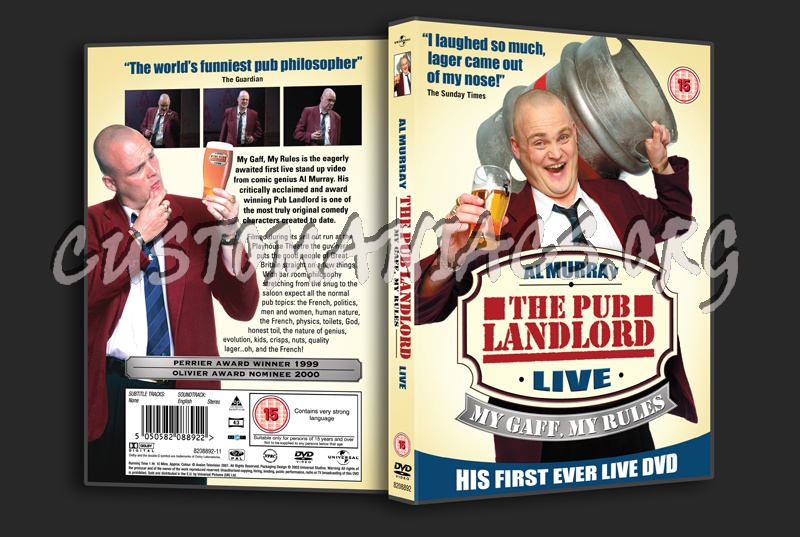 Al Murray The Pub Landlord: My Cafe, My Rules  Live dvd cover