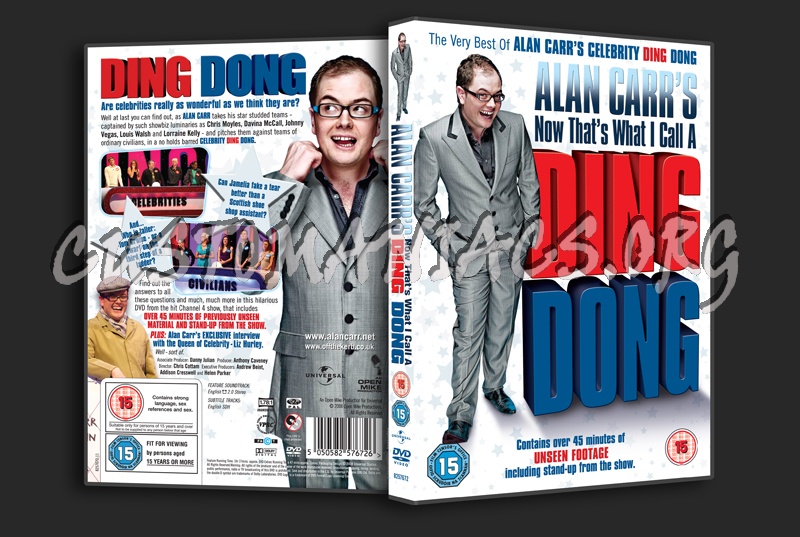 Alan Carr's Now That's What I Call a Ding Dong dvd cover