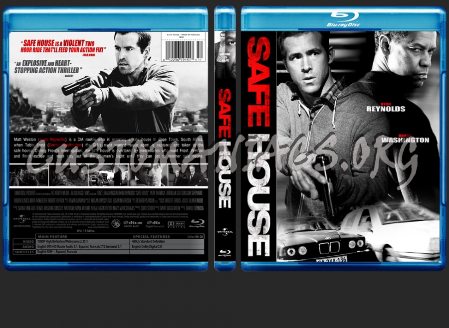 Safe House blu-ray cover