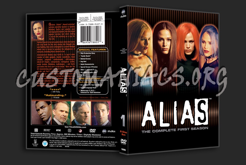 Alias Season 1 dvd cover