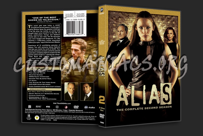 Alias Season 2 dvd cover