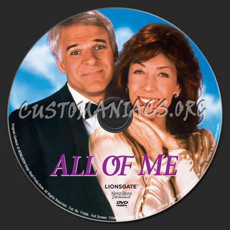 All of Me dvd label