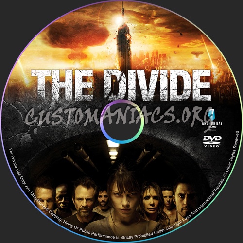 The Divide dvd label