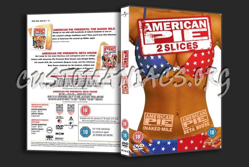 American Pie the Naked Mile / American Pie Beta House dvd cover