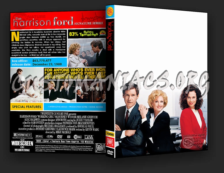 Working Girl dvd cover