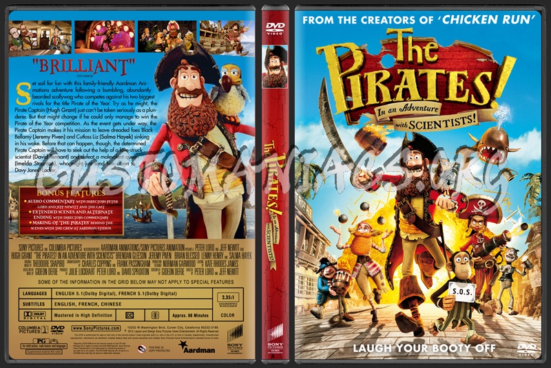 The Pirates! In an Adventure with Scientists (aka Band of Misfits) dvd cover
