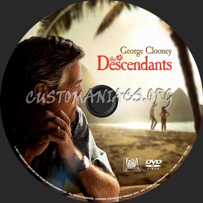 The Descendants dvd label