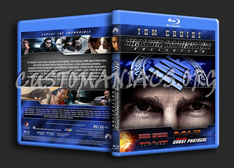 Mission Impossible Collection blu-ray cover