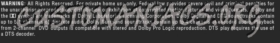 Basic Dolby Legals 