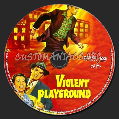 Violent Playground dvd label