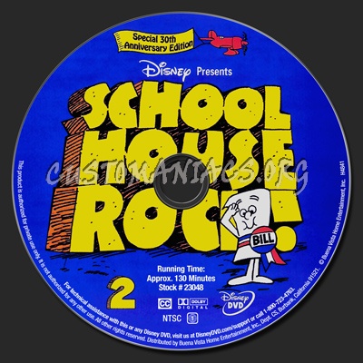 School House Rock dvd label