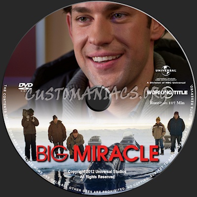 Big Miracle dvd label