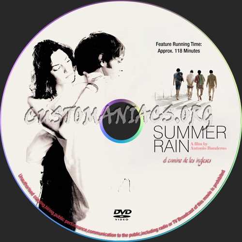 Summer Rain dvd label